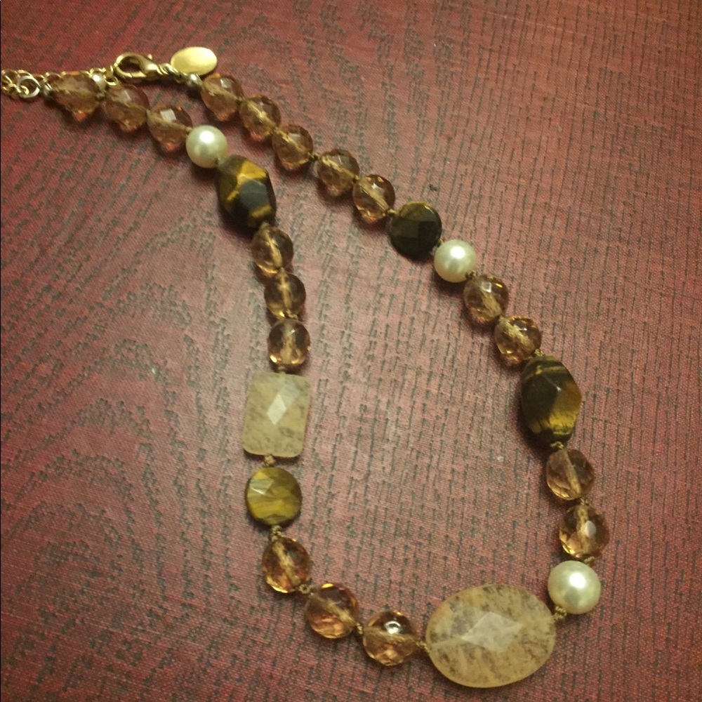 White House Black Market Jewel Necklace